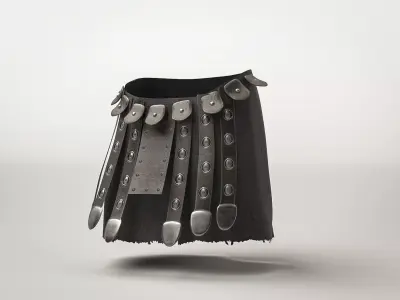Roman Militar Gladiator Armor War Skirt  Low-poly 3D model