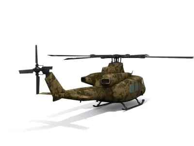 UH 2 Venom Low-poly 3D model