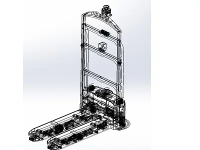 AGV Folklift 3D model