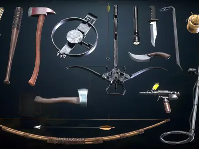 Survival Vol1 Low-poly 3D model