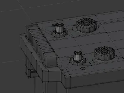 Car battery Acid 12v and 24v 3D model