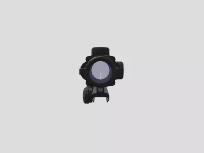 Trijicon ACOG 4x32 TA31F Scope Low-poly 3D model