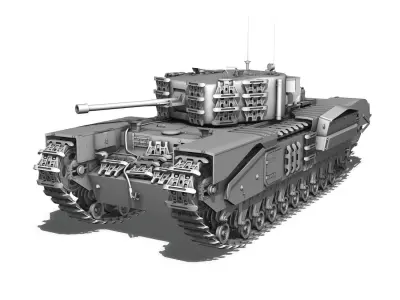 Churchill MK IV  3D model