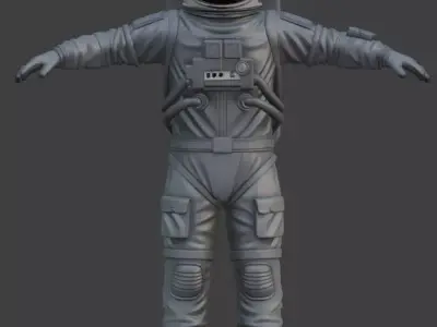 Astronaut Spacesuit 3D Model 3D model 25