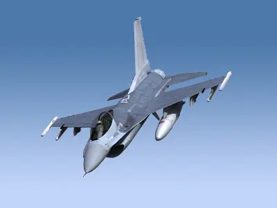 F-16 General Dynamics 3D model