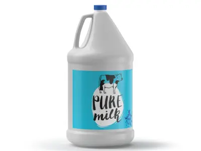 Milk Jug 3D Model purchase