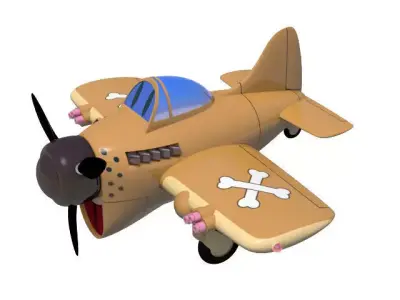 Dog fighter 3D model