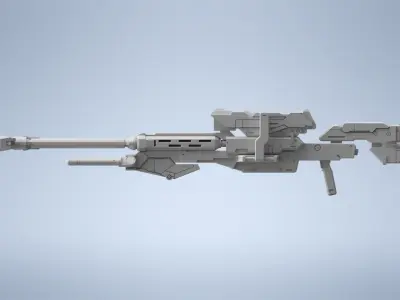 GN Sniper Rifle 3D model