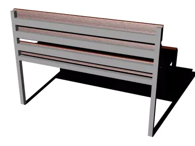 Bench 3D model 22