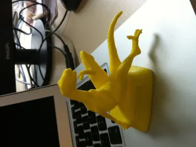 Philosoraptor statue of t - rex Free 3D print model