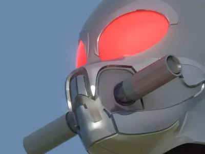 Metal Gear Solid 2 Raiden Scuba Mask for Cosplay 3D print model