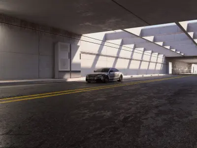 Tunnel Scene 01 3D model