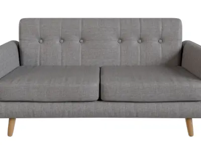 Modern Scandinavian Sofa - 3 Colors - Free Free low-poly 3D model