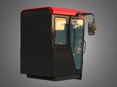 Case Combine 1688 Cabin 3D model