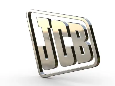 jcb logo 3D model