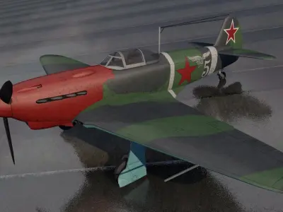 Yakovlev Yak-1B 3D model