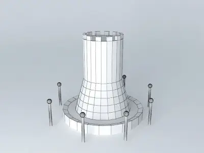 Small castle 3D model