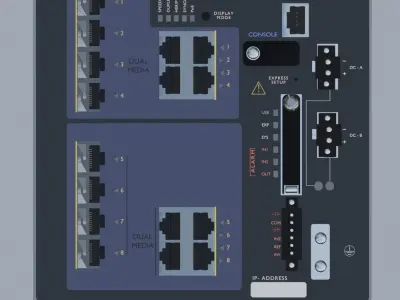 IE 4000 Switch 3D Model 3D model
