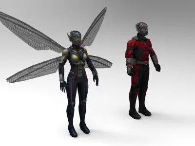Antman and the Wasp 3D model