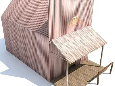 Western Styled House 4 3D model