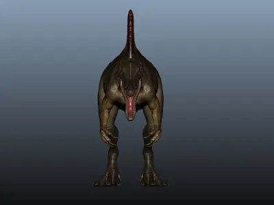 Spinosaurus dinosaur 3D model