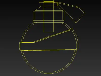 grenade round  Free 3D model