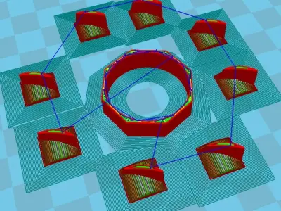 3D-Printable High Speed Ducted Fan Drone Rotor 3D print model