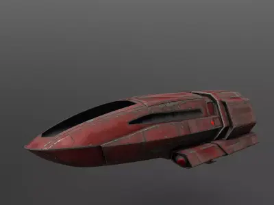 26DSC-Shuttle spaceship 3D model