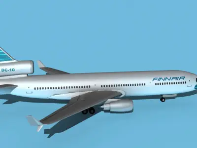 McDonnell Douglas MD-11 Finnair 3D model
