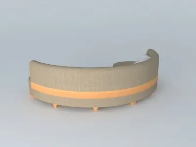 Custom Sofa Couch Free 3D model
