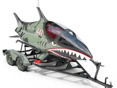 Seabreacher Camo Green 3D model