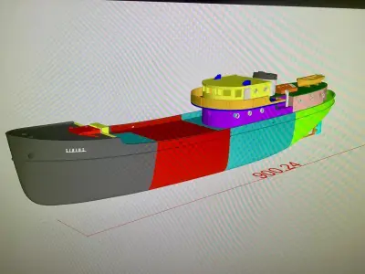  Tintin Sirius 3D print model