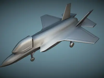 Lockheed Martin F-35B Lightning II - 3D Printable Model 3D print model