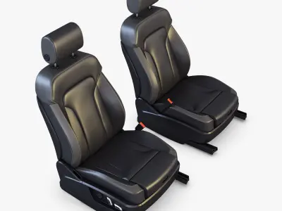 Car Seat Front 3D model