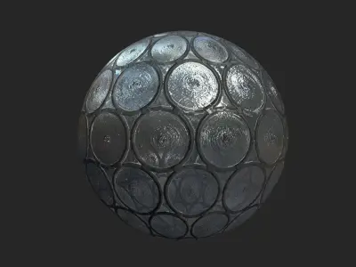 Medieval crown glass PBR-Texture Texture