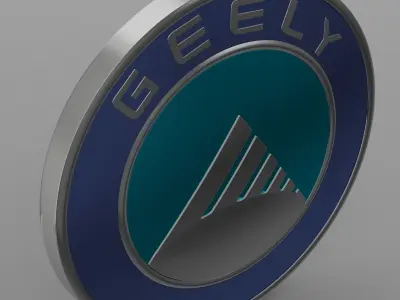 geely logo 3D model