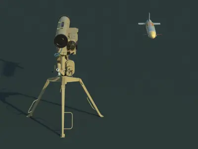 9M133 Kornet 3D model