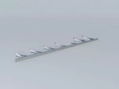British airways Terminal Free 3D model