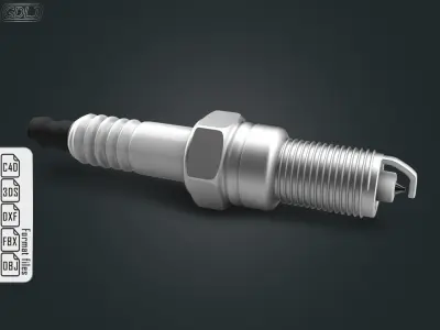Spark Plugs 3D model