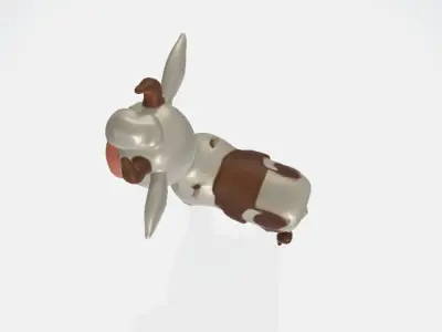 Cartoon cow 3D model