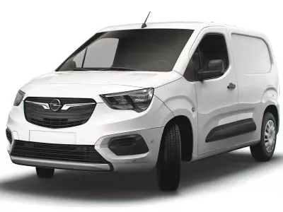 Opel E Combo SWB Limited Edition Van 2022 3D model