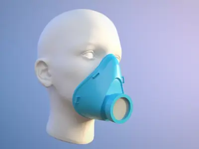 Face Mask for covid-19 virus protection Free 3D print model