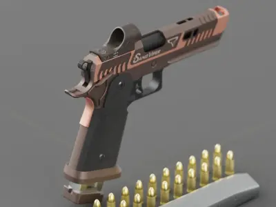 TTI - Taran Tactical Innovations - Sand Viper Low-poly 3D model