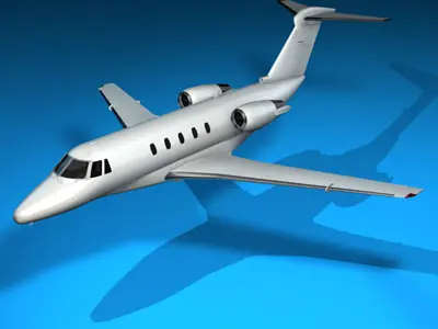 Citation III 3D model