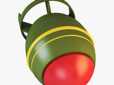 Nuclear bomb v 1 3D model