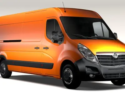 Vauxhall Movano L3H2 Van 2016 3D model