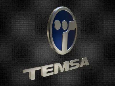 temsa logo 3D model