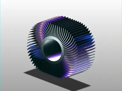 Heat sink Free 3D model