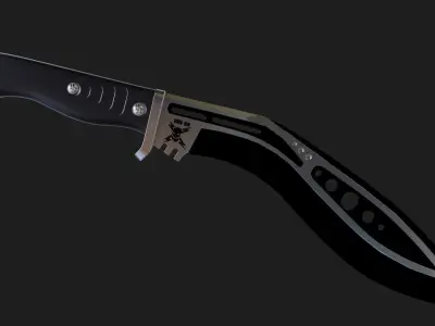 United Cutlery M48 Tactical Kukri Free 3D model