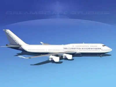 Boeing 747-8I Air Charter Intl 3D model